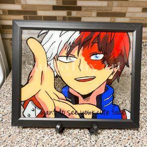 Anime Art Glass Painting | Cheap - with light flaws or imperfect | Shopee  Philippines